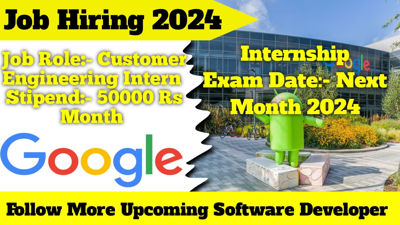 Google Customer Engineering Intern Google Cloud Summer 2024