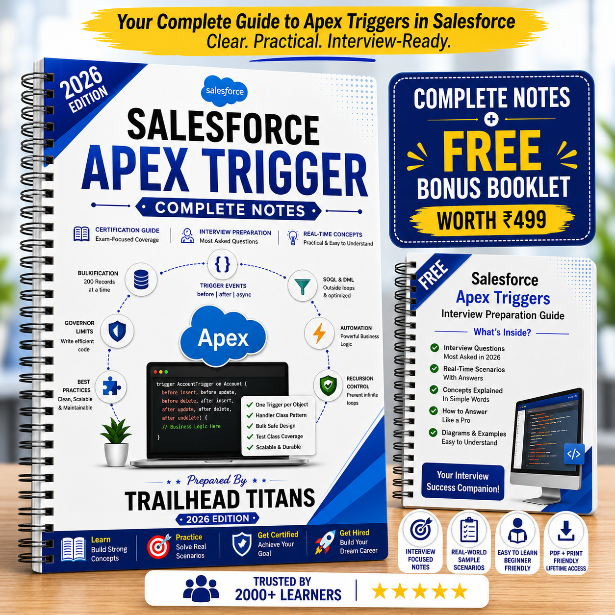 Salesforce Apex Trigger Complete Master Guide (2026 Edition) | Premium Printed Book